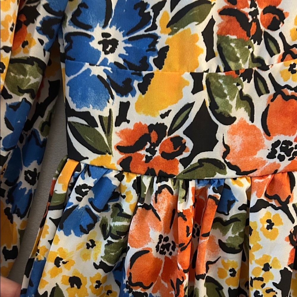 Sunday Up Floral V-Neck Dress - Picture 5 of 6